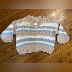 S/M Pink Blush Maternity sweater NWT